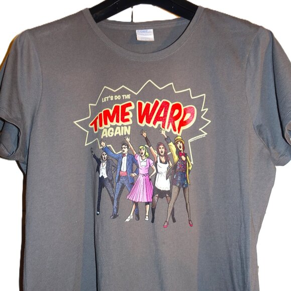Grey Rocky Horror Time Warp Unisex T-Shirt L - Picture 1 of 5